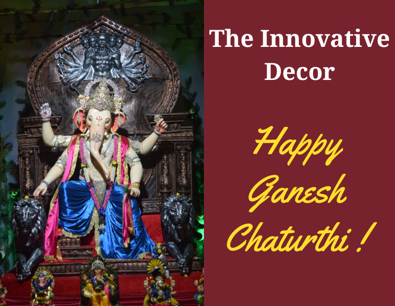 Ganesha Chaturthi Decoration At Home